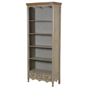Vieux Olive Green Aged Bookcase